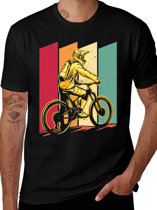 Retro Mountain Biker T-Shirt