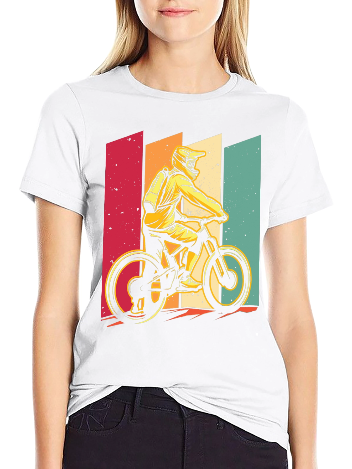 Retro Mountain Biker T-Shirt