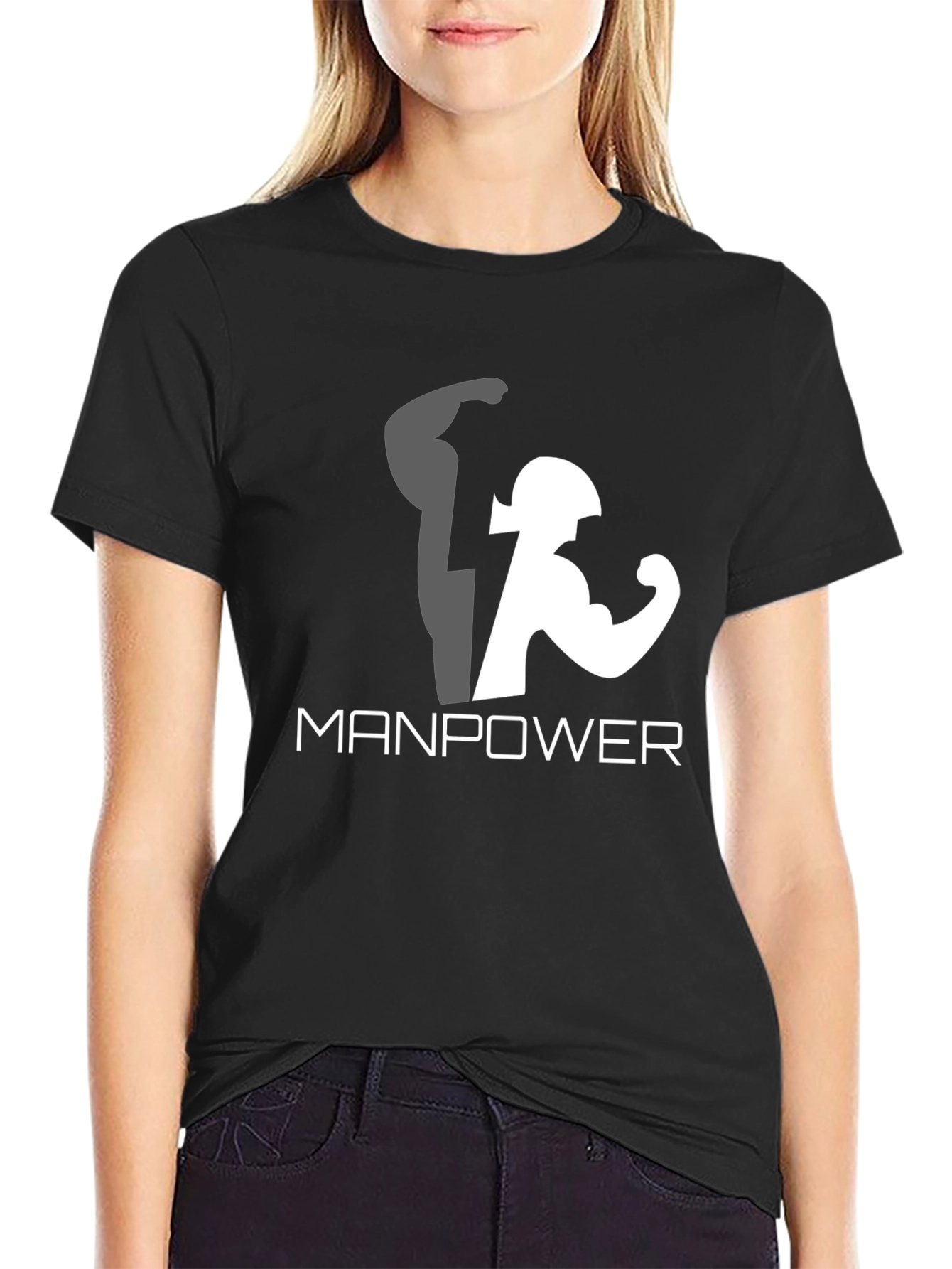 Manpower Graphic T-Shirt - Power Up Your Style!