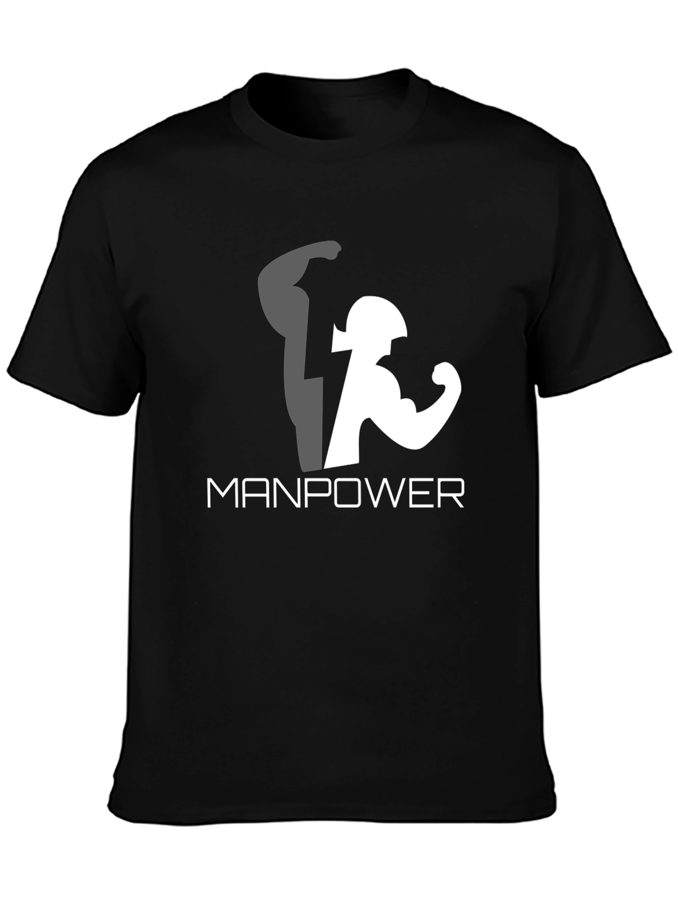 Manpower Graphic T-Shirt - Power Up Your Style!
