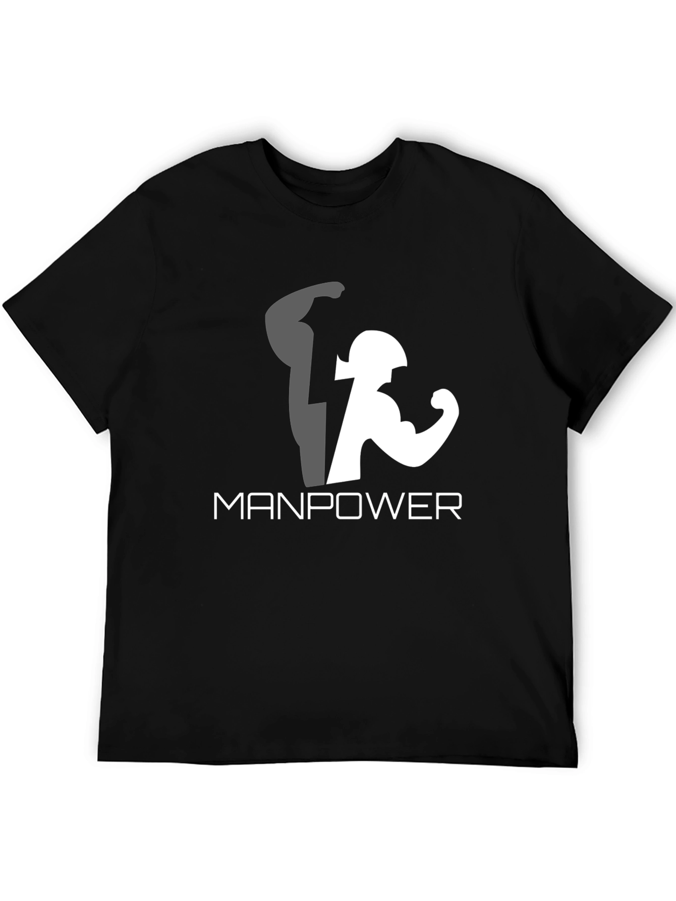 Manpower Graphic T-Shirt - Power Up Your Style!