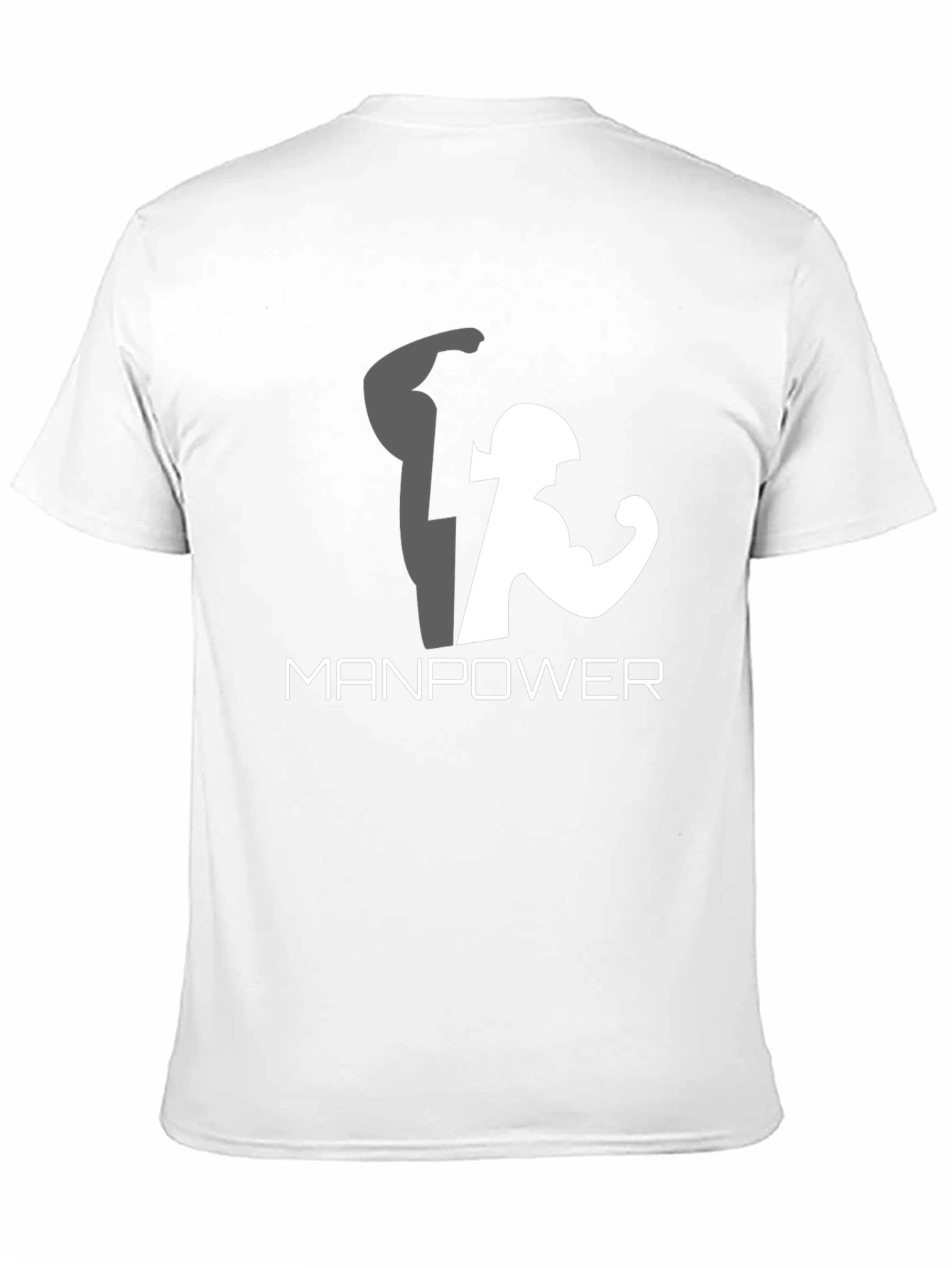 Manpower Graphic T-Shirt - Power Up Your Style!