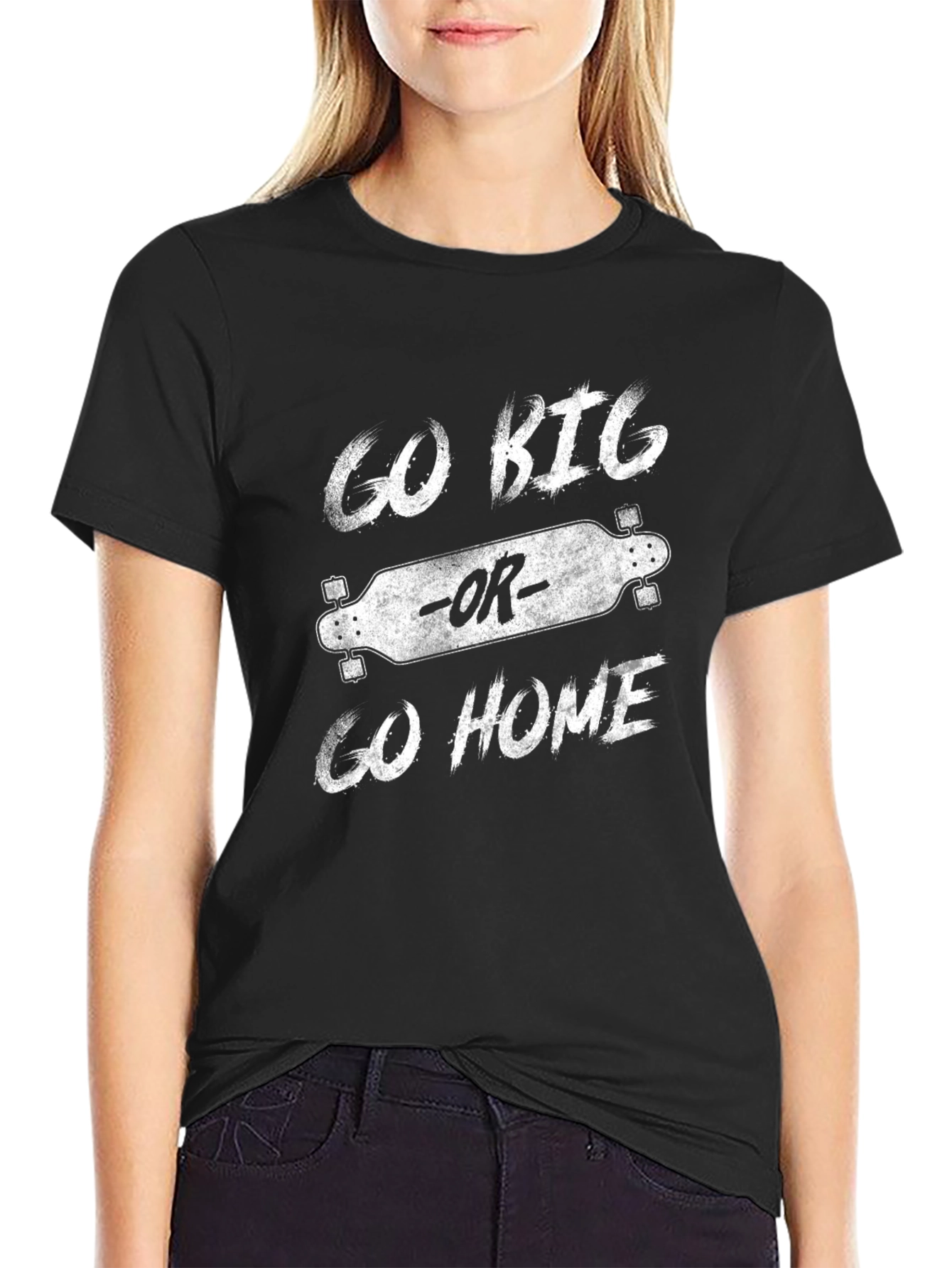 Go Big or Go Home Longboard T-Shirt