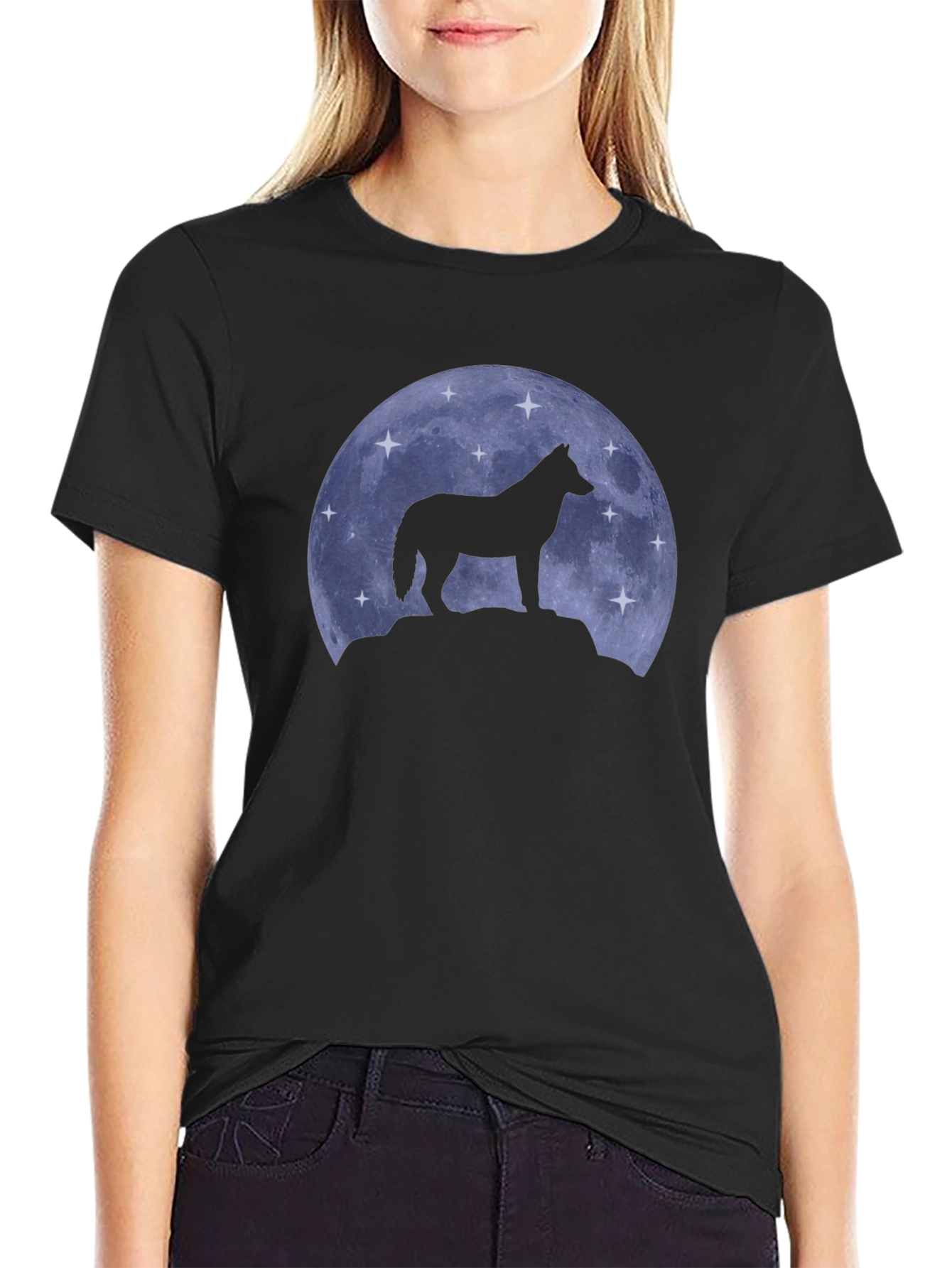 Wolf Moon Silhouette T-Shirt