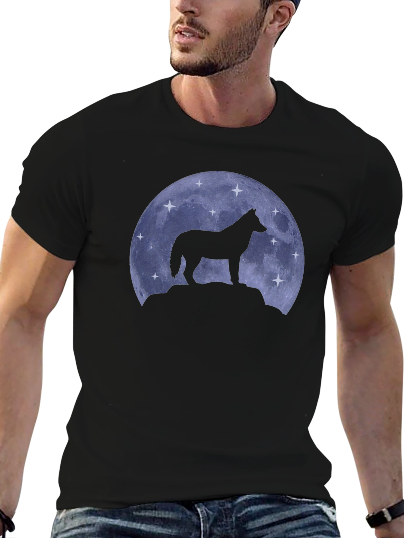 Wolf Moon Silhouette T-Shirt