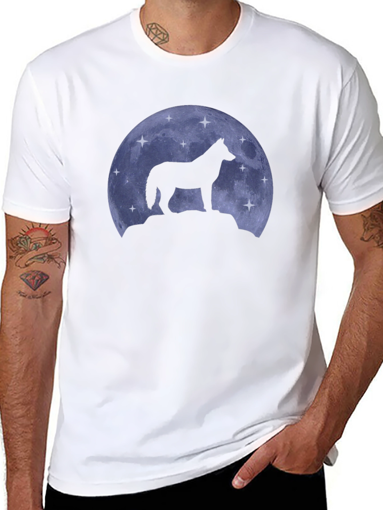 Wolf Moon Silhouette T-Shirt
