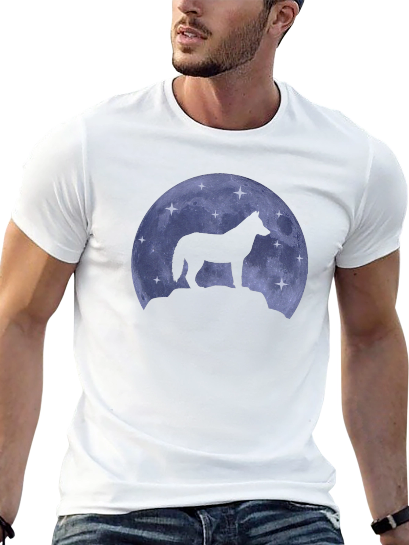 Wolf Moon Silhouette T-Shirt
