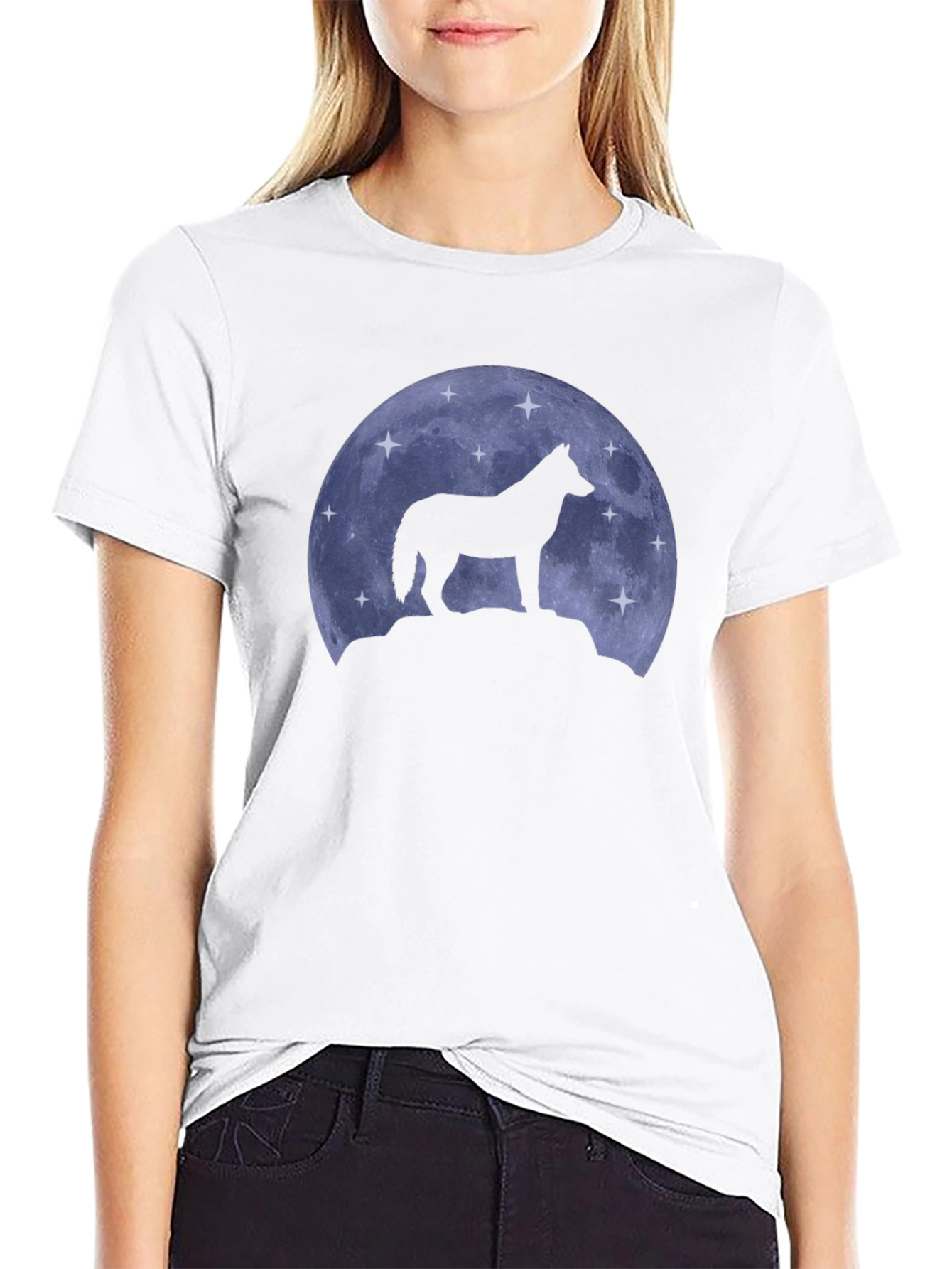 Wolf Moon Silhouette T-Shirt