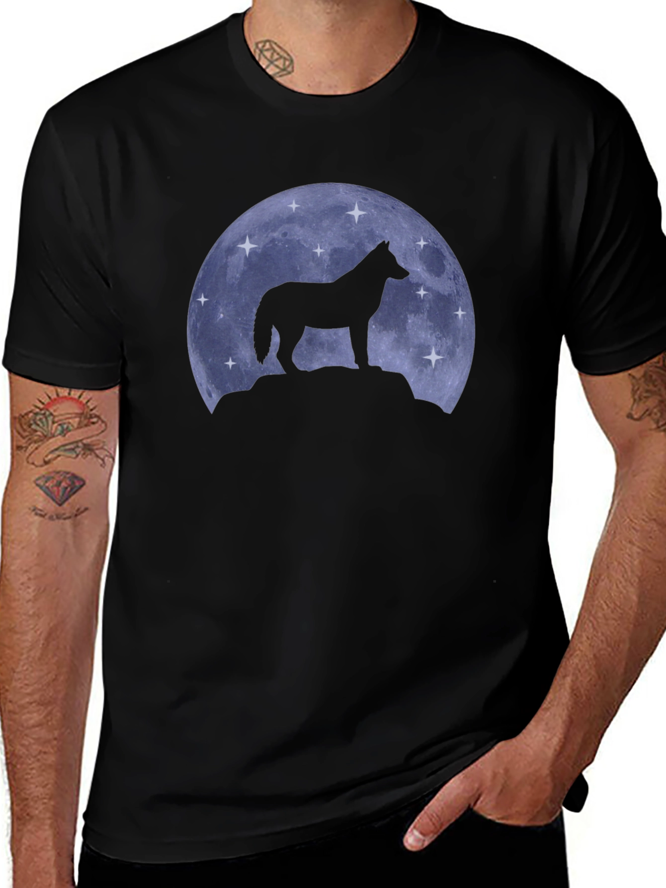 Wolf Moon Silhouette T-Shirt