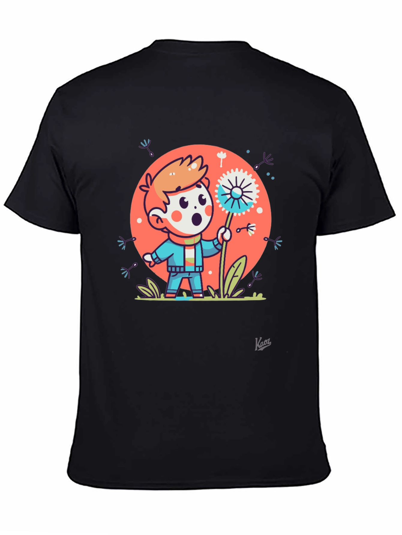 Dandelion Wish Graphic Tee - Soft Cotton Blend