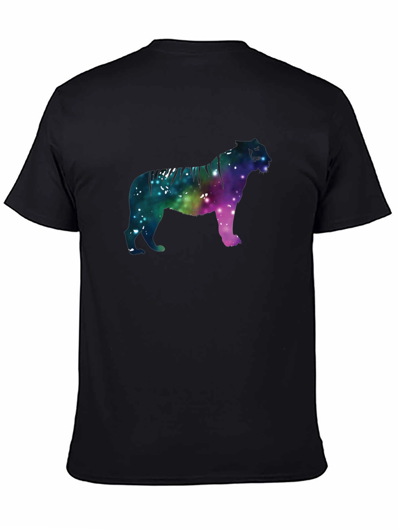 Galaxy Tiger Graphic Black Tee