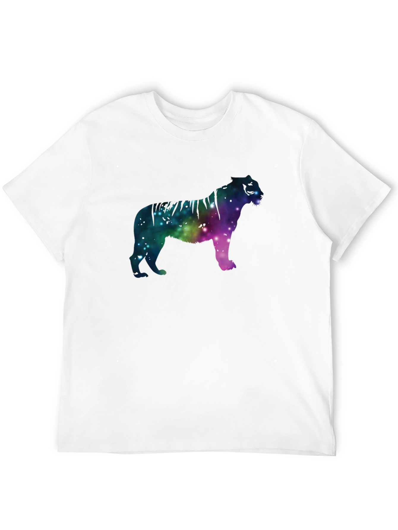 Galaxy Tiger Graphic Black Tee