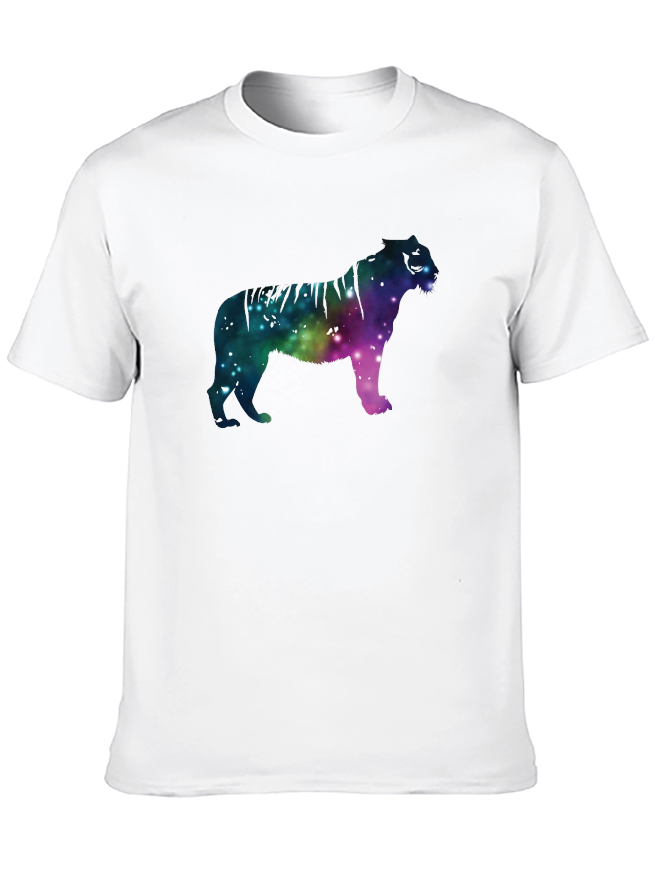 Galaxy Tiger Graphic Black Tee