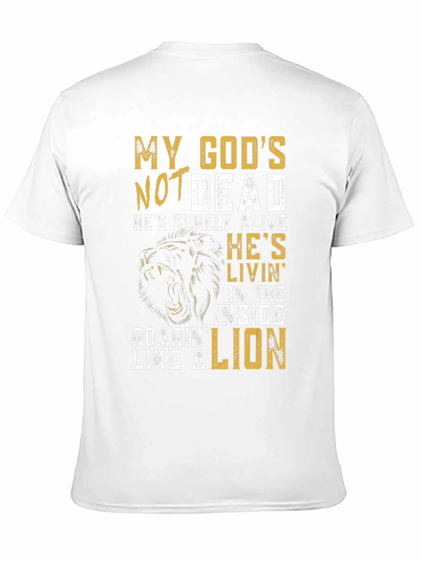 My Gods Not Dead Lion Graphic T-Shirt