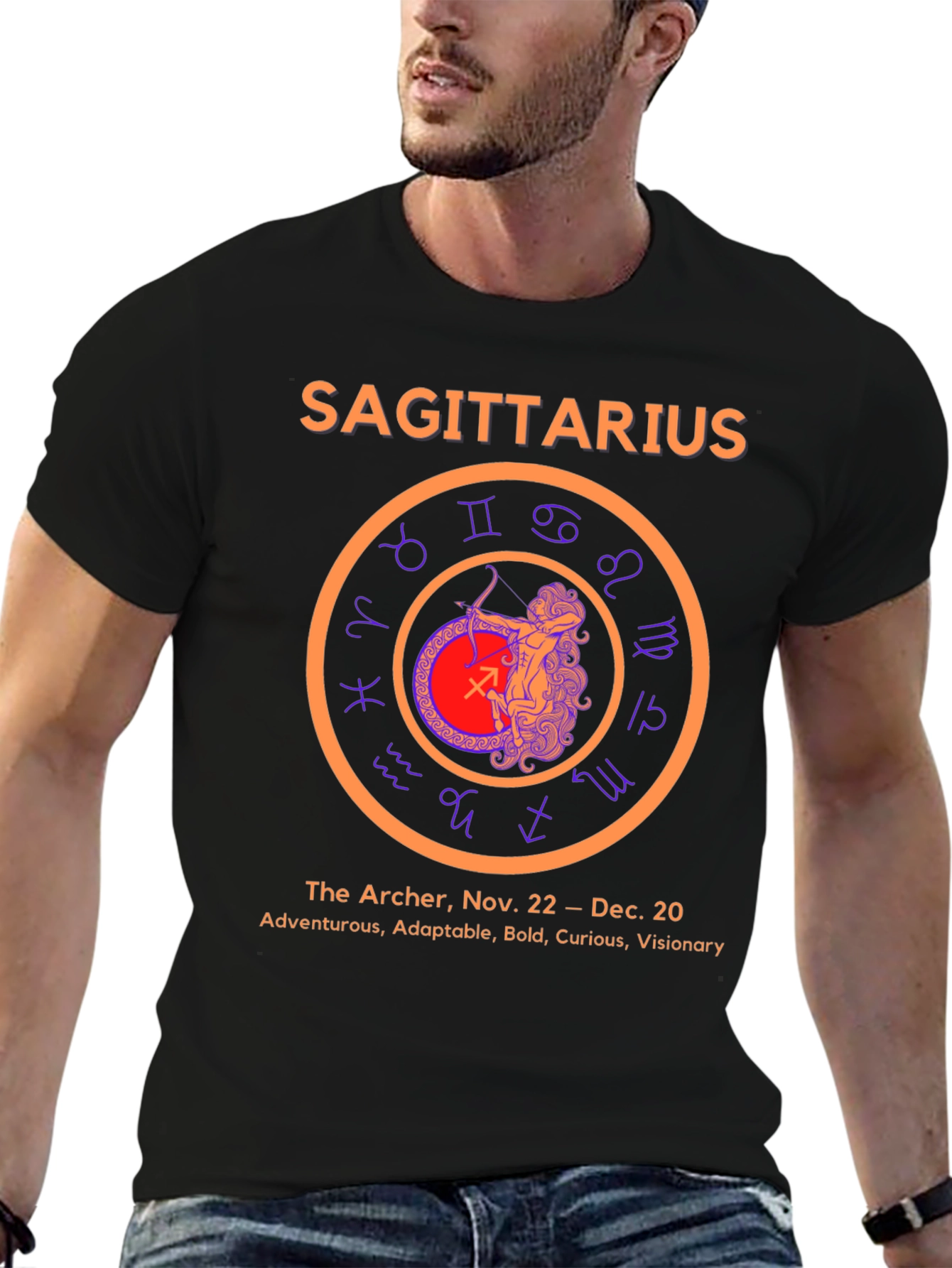 Sagittarius Zodiac T-Shirt - The Archer Tee