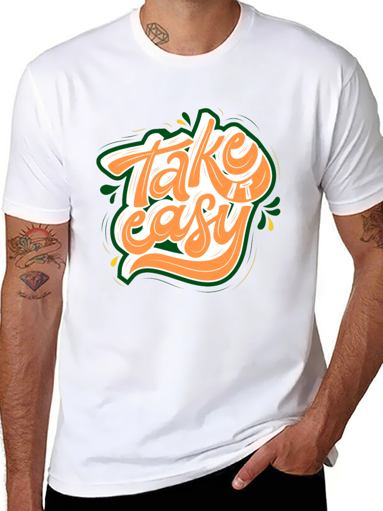 Take It Easy Graphic Tee - Casual Comfort