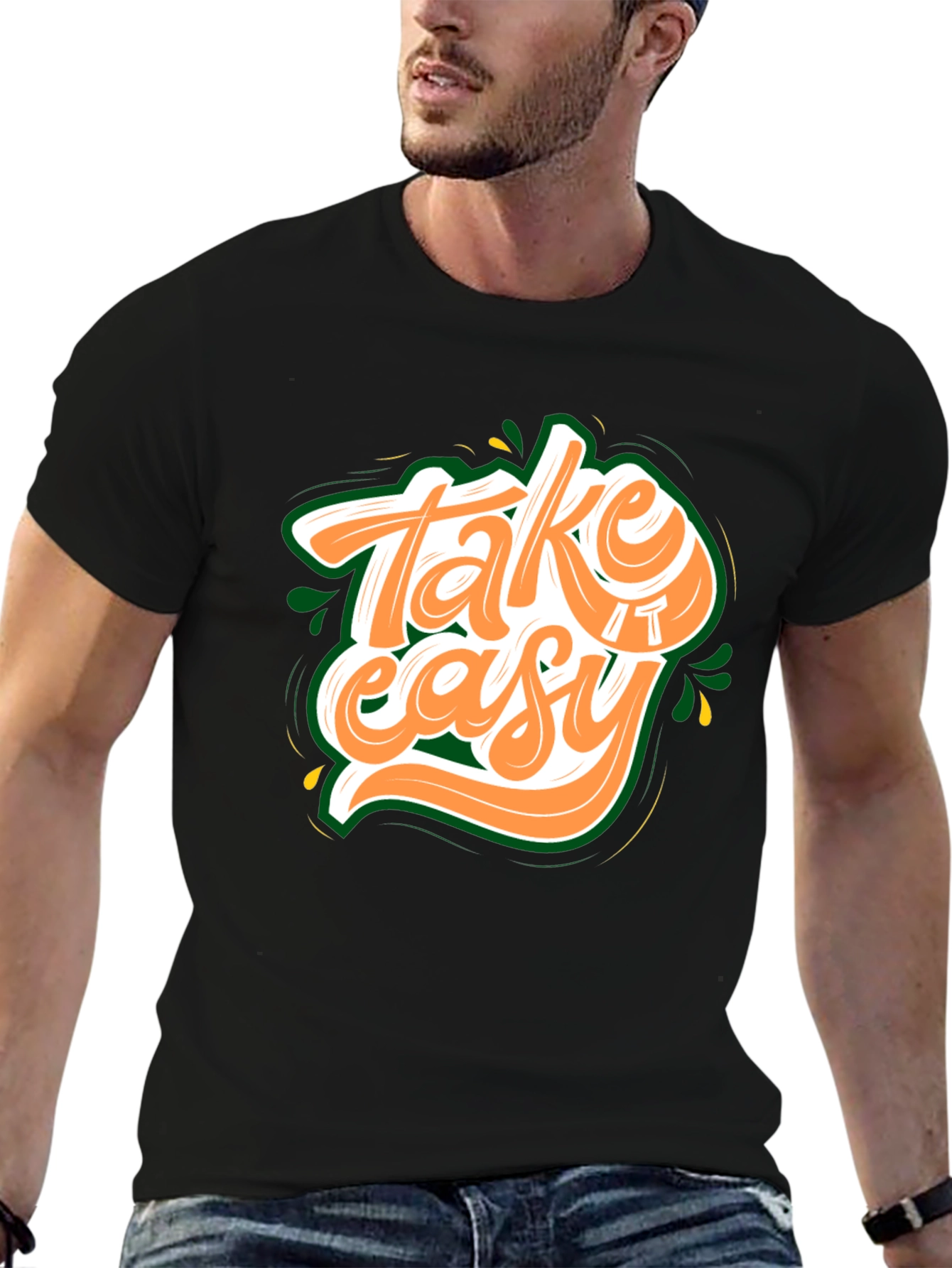 Take It Easy Graphic Tee - Casual Comfort