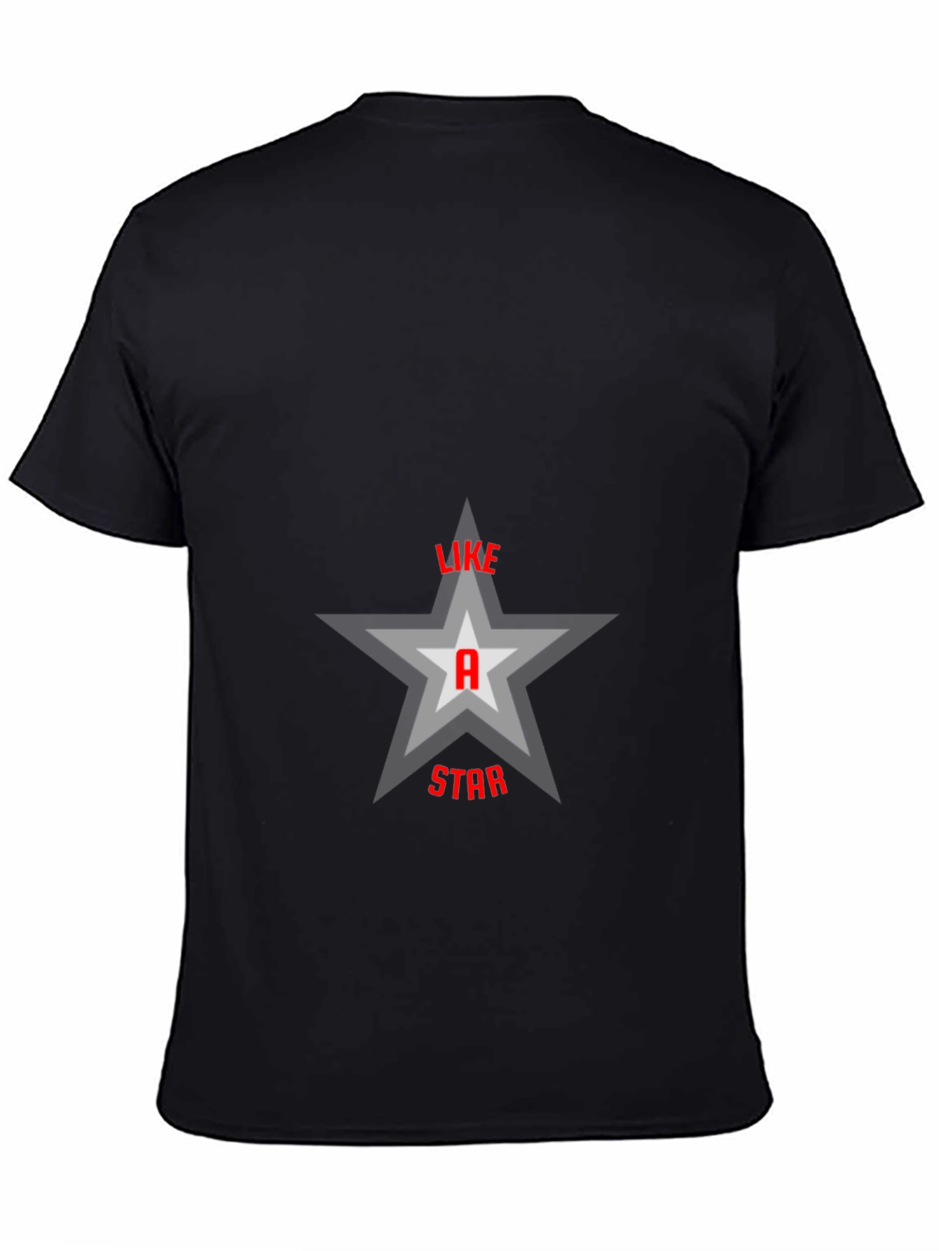 Like a Star Graphic T-Shirt - Black
