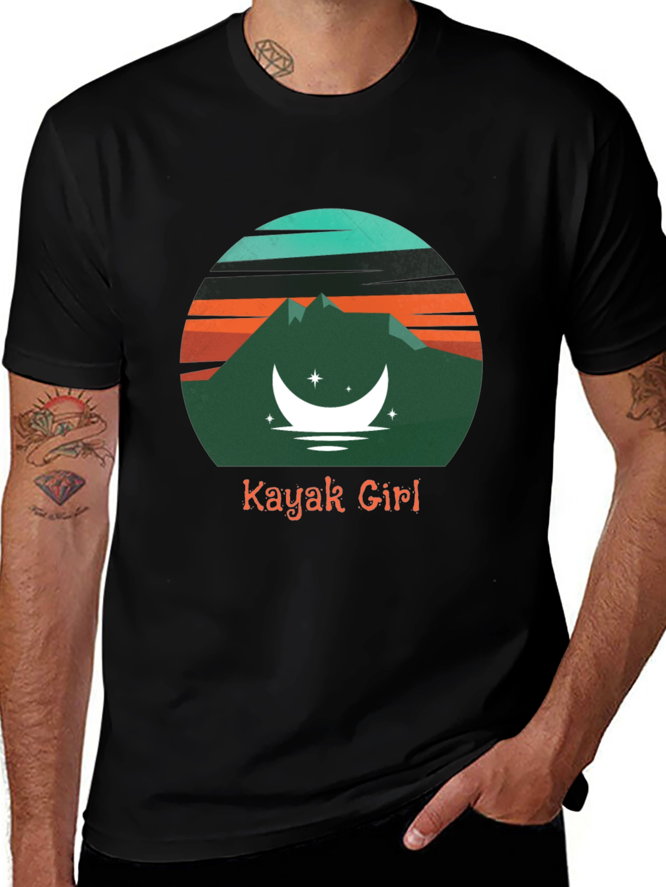 Kayak Girl Graphic Tee - Adventure Awaits!