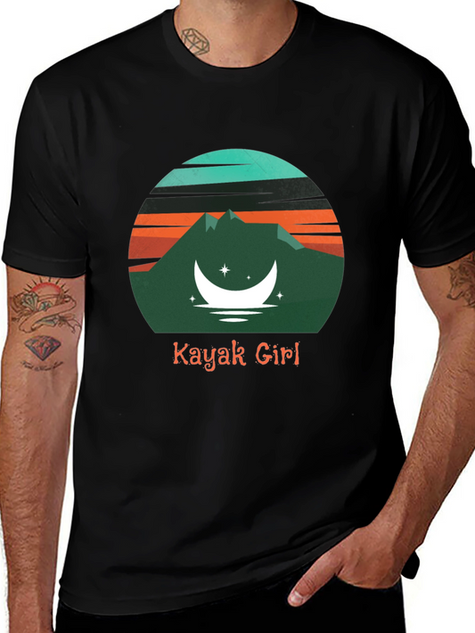 Kayak Girl Graphic Tee - Adventure Awaits!