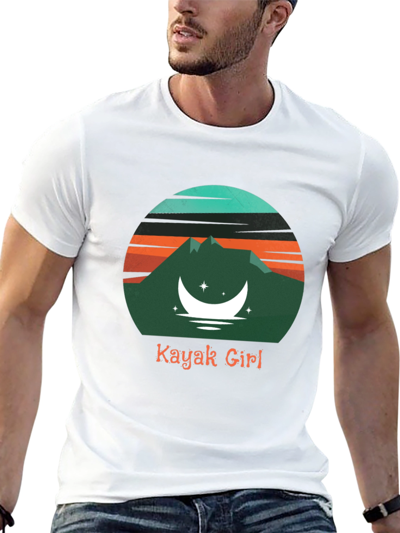 Kayak Girl Graphic Tee - Adventure Awaits!