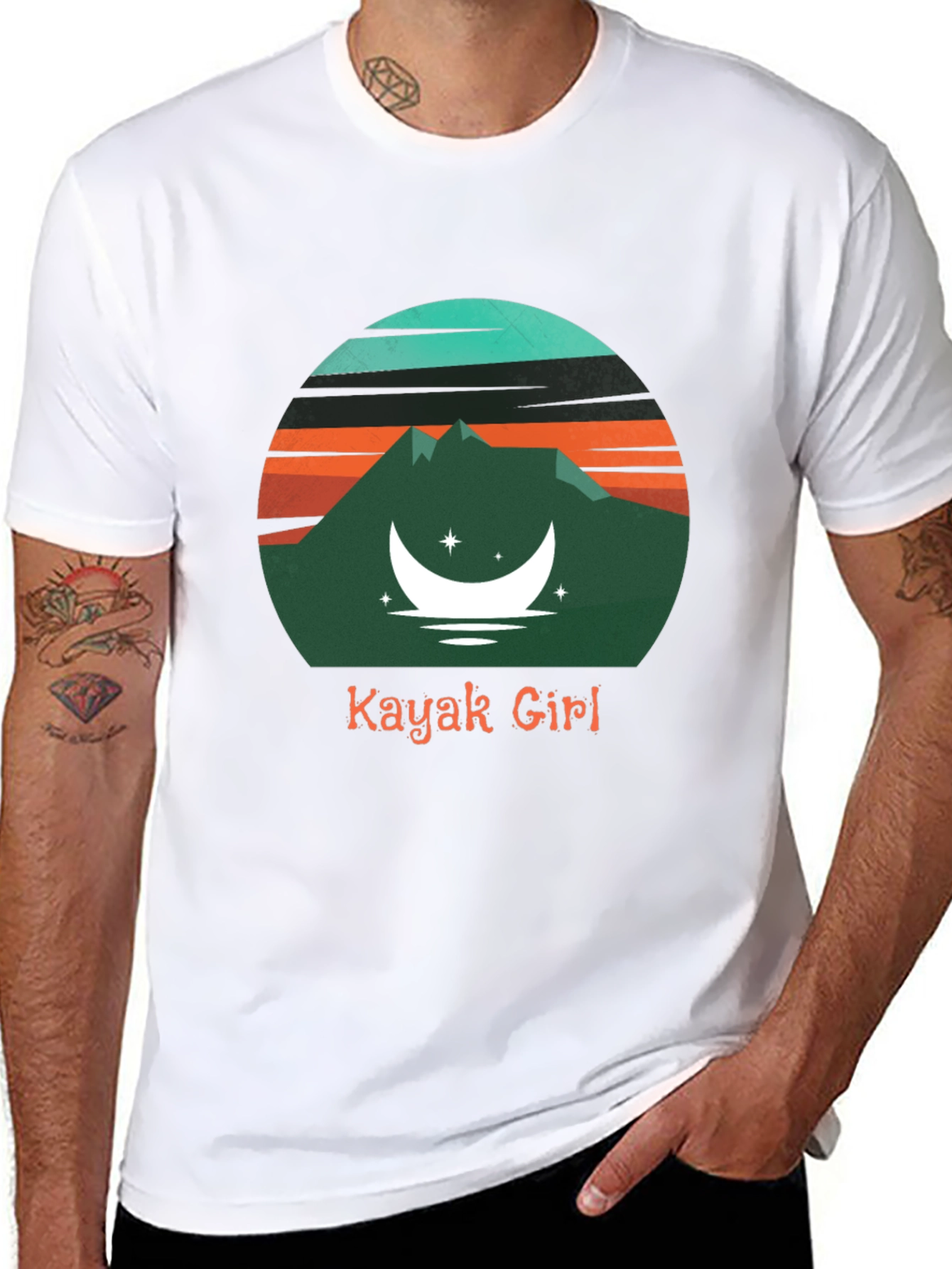Kayak Girl Graphic Tee - Adventure Awaits!