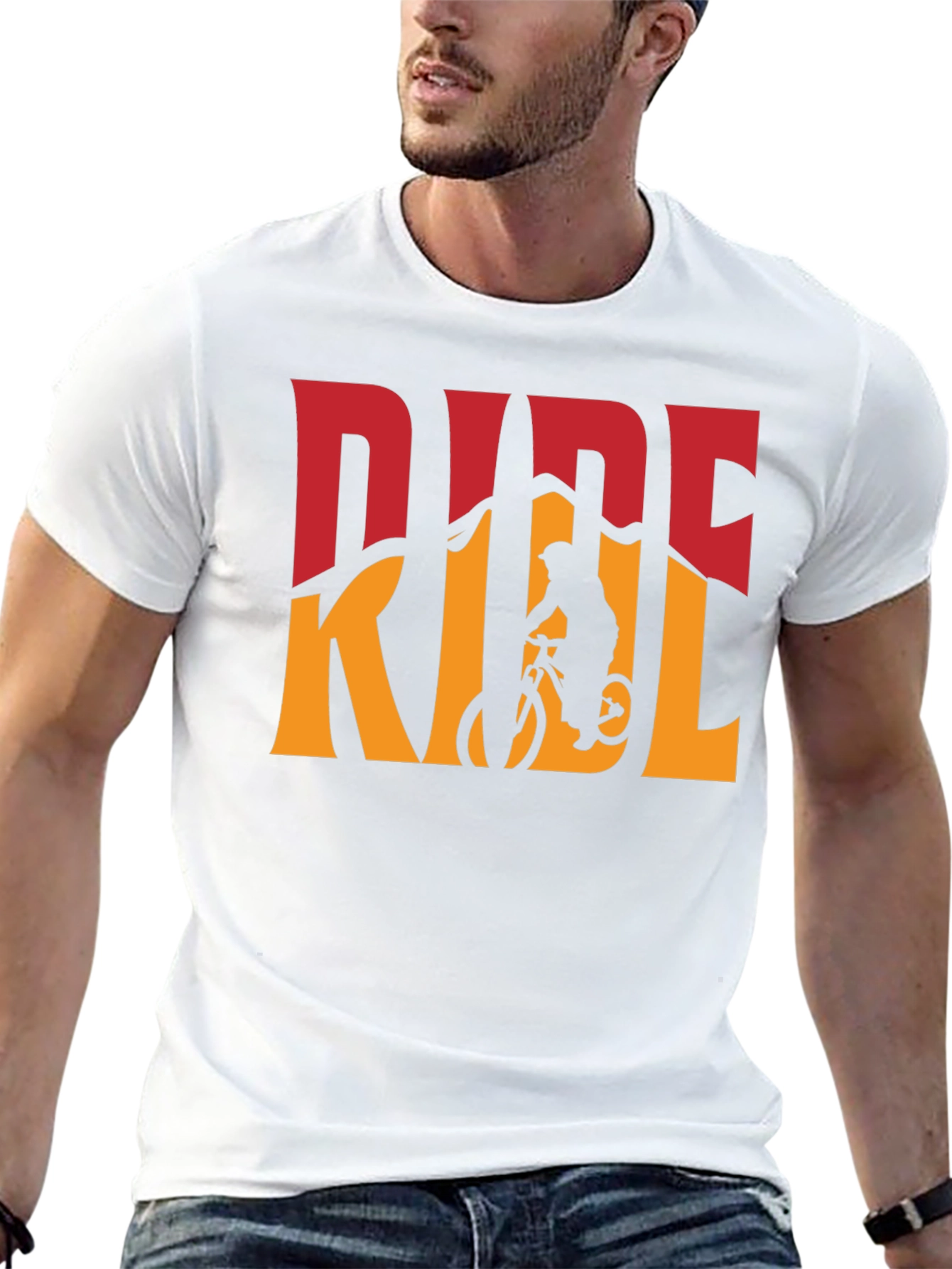Mountain Bike Ride Graphic Tee - Black