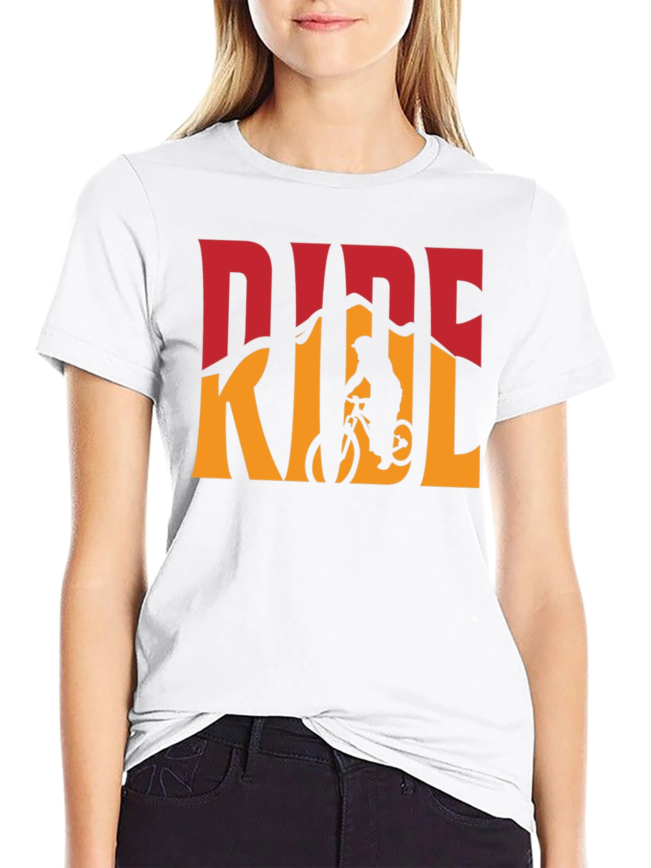 Mountain Bike Ride Graphic Tee - Black