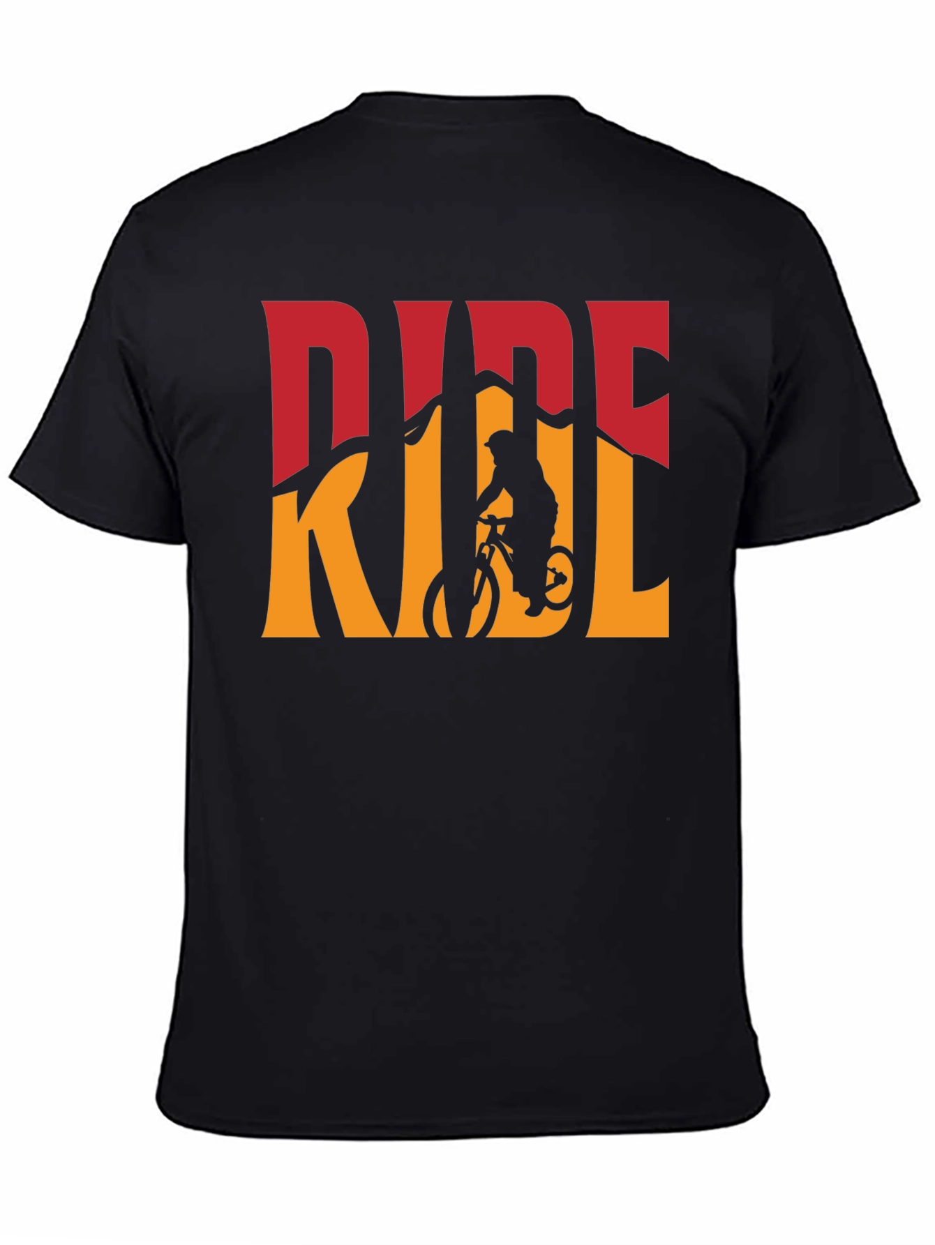 Mountain Bike Ride Graphic Tee - Black