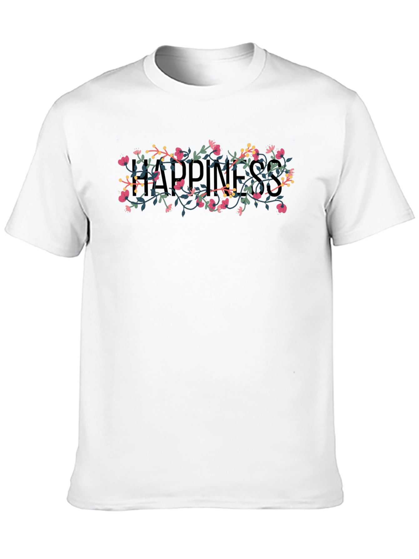 Floral Happiness T-Shirt - Stylish & Unique