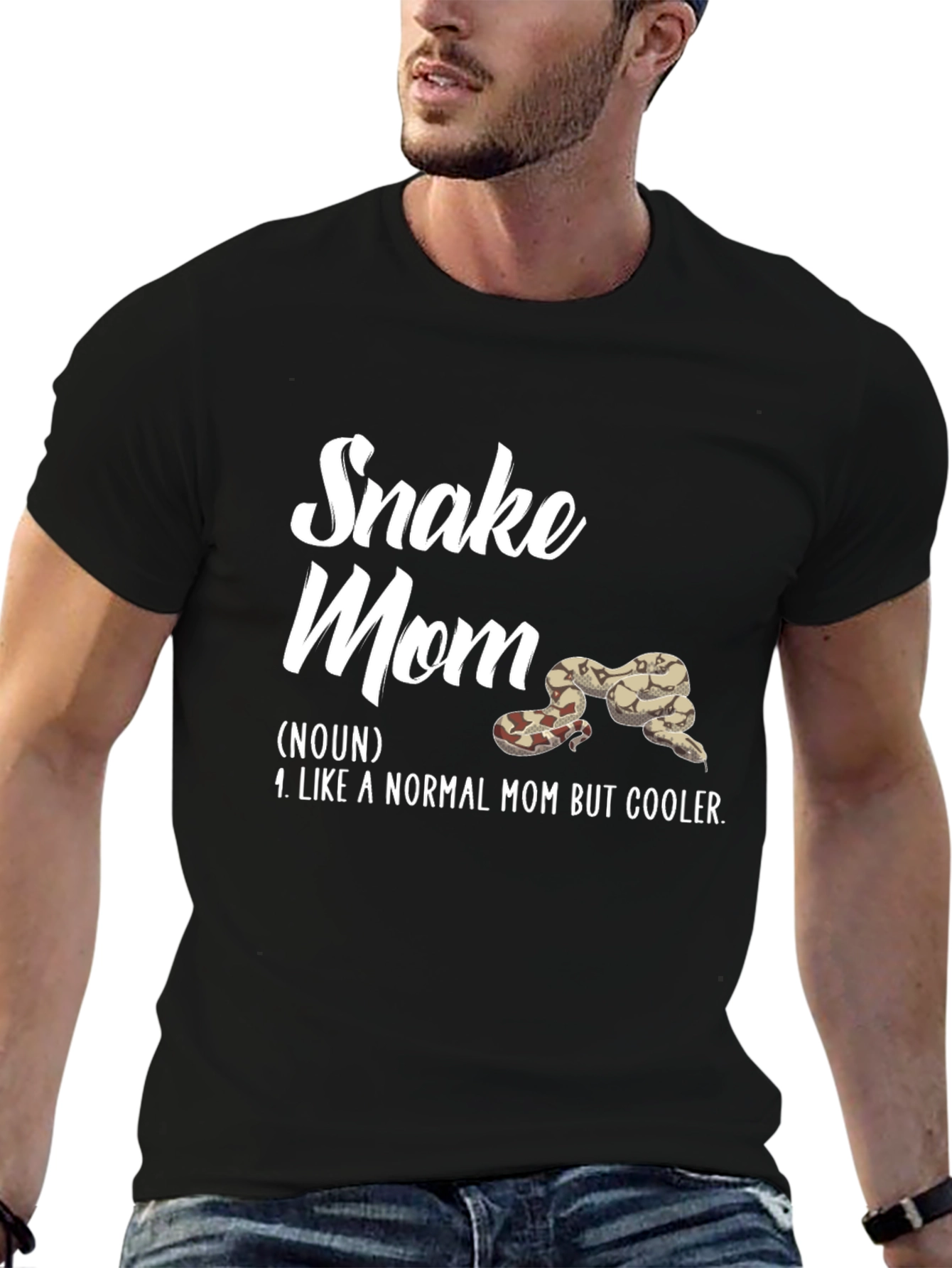 Snake Mom T-Shirt - Cool Reptile Lover Tee