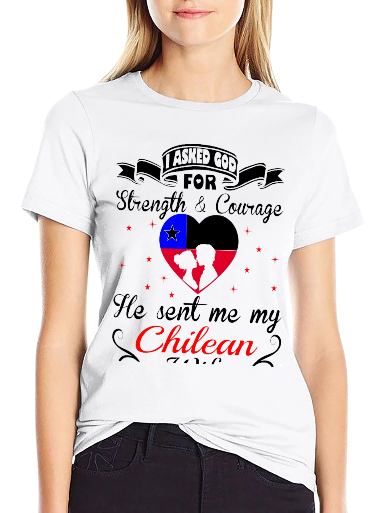 Chilean Pride T-Shirt - Strength and Courage