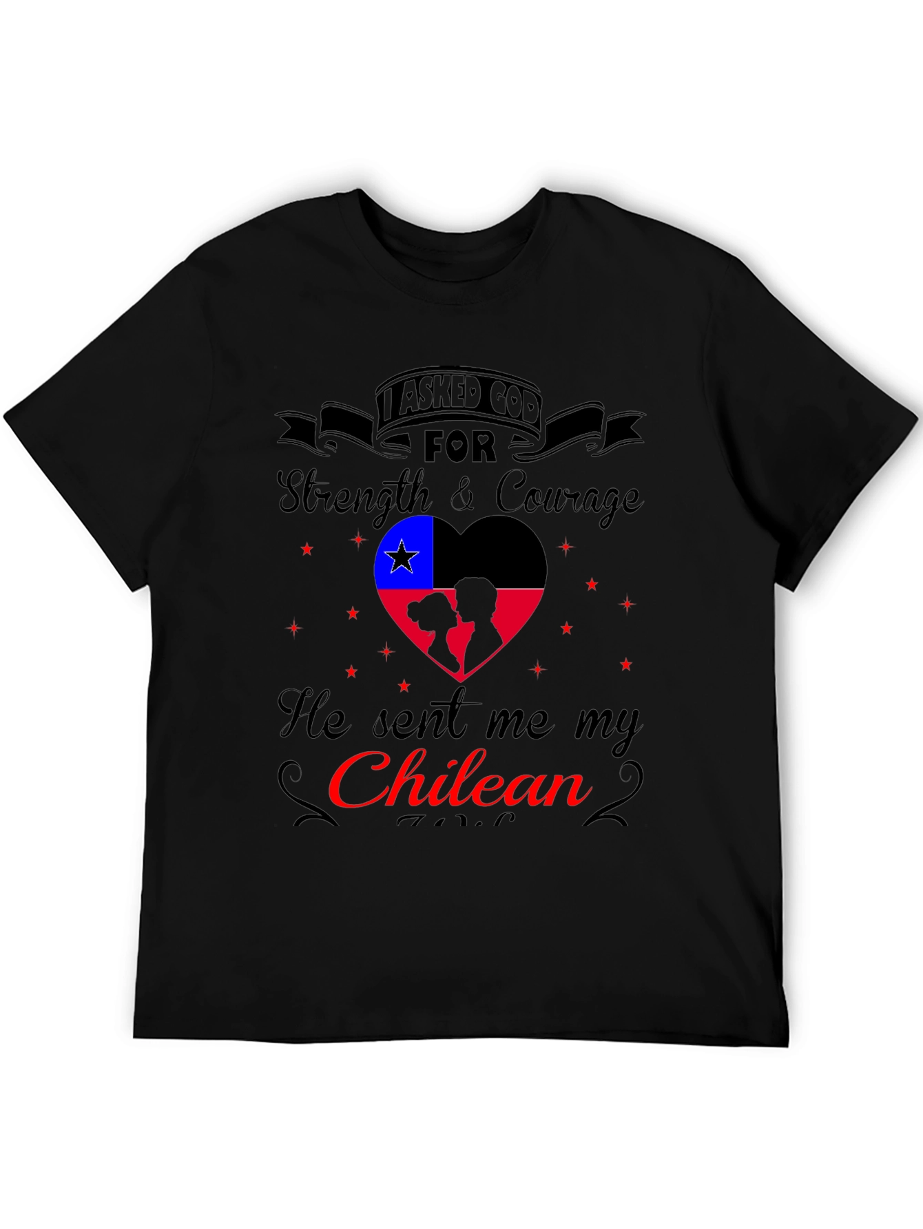 Chilean Pride T-Shirt - Strength and Courage