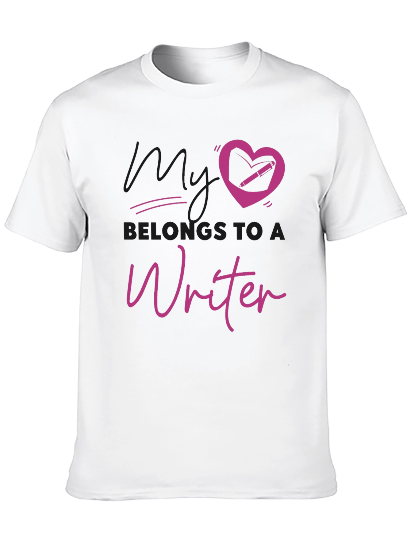 My Heart Belongs to a Writer T-Shirt