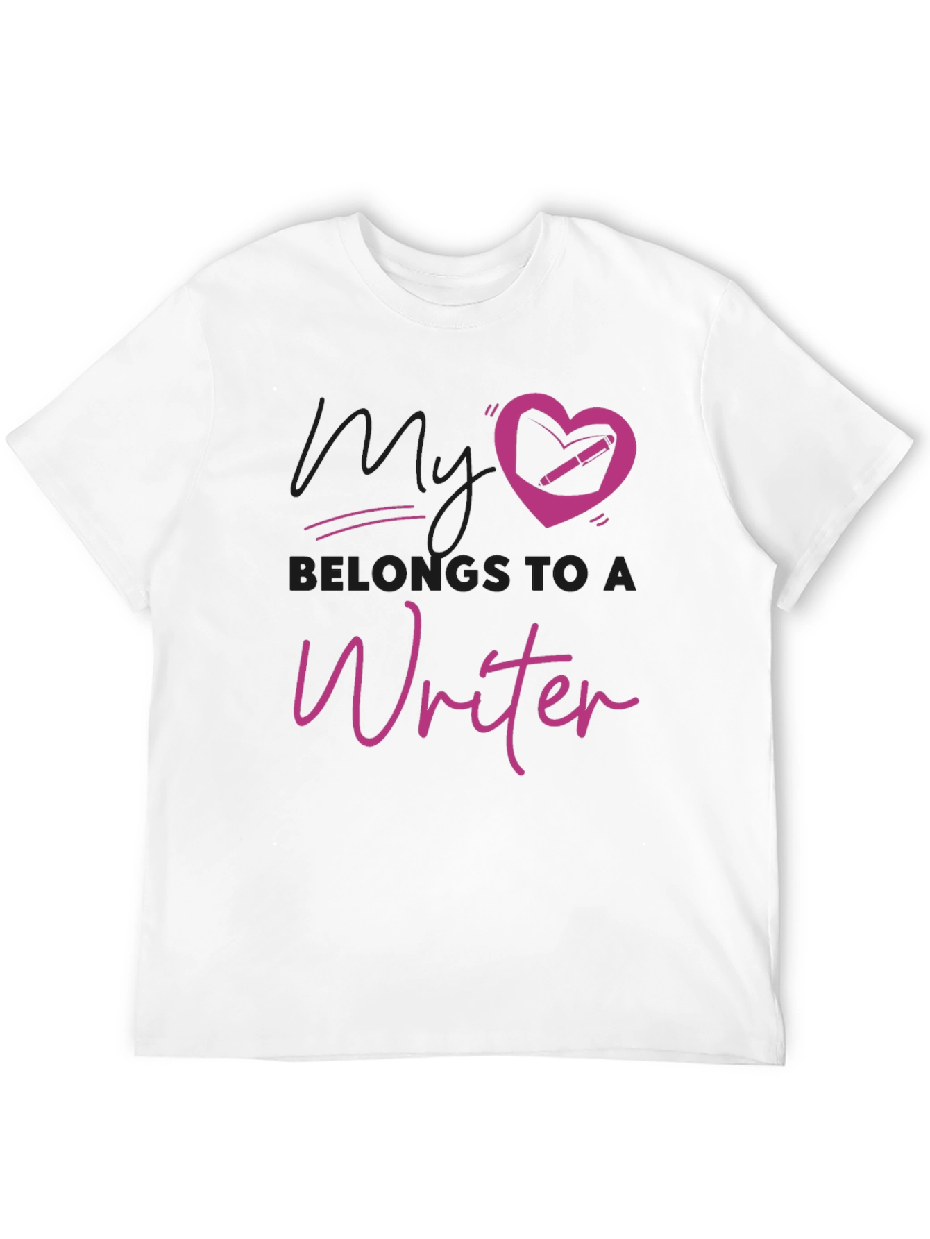 My Heart Belongs to a Writer T-Shirt
