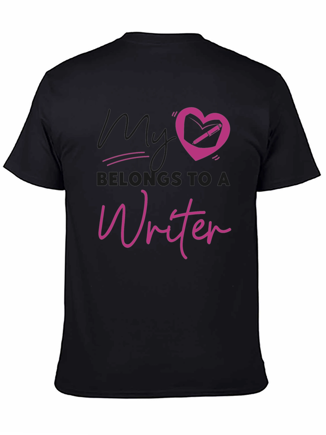 My Heart Belongs to a Writer T-Shirt