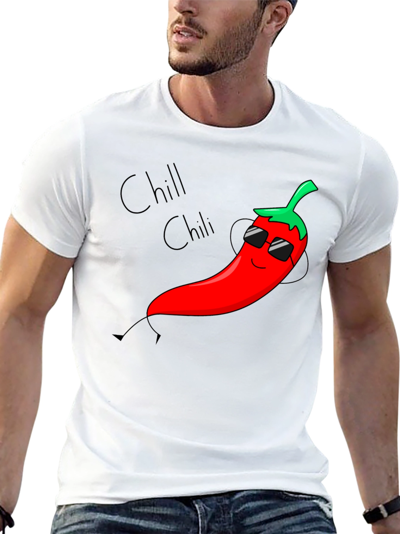 Chill Chili Graphic T-Shirt - Unisex Cotton Tee