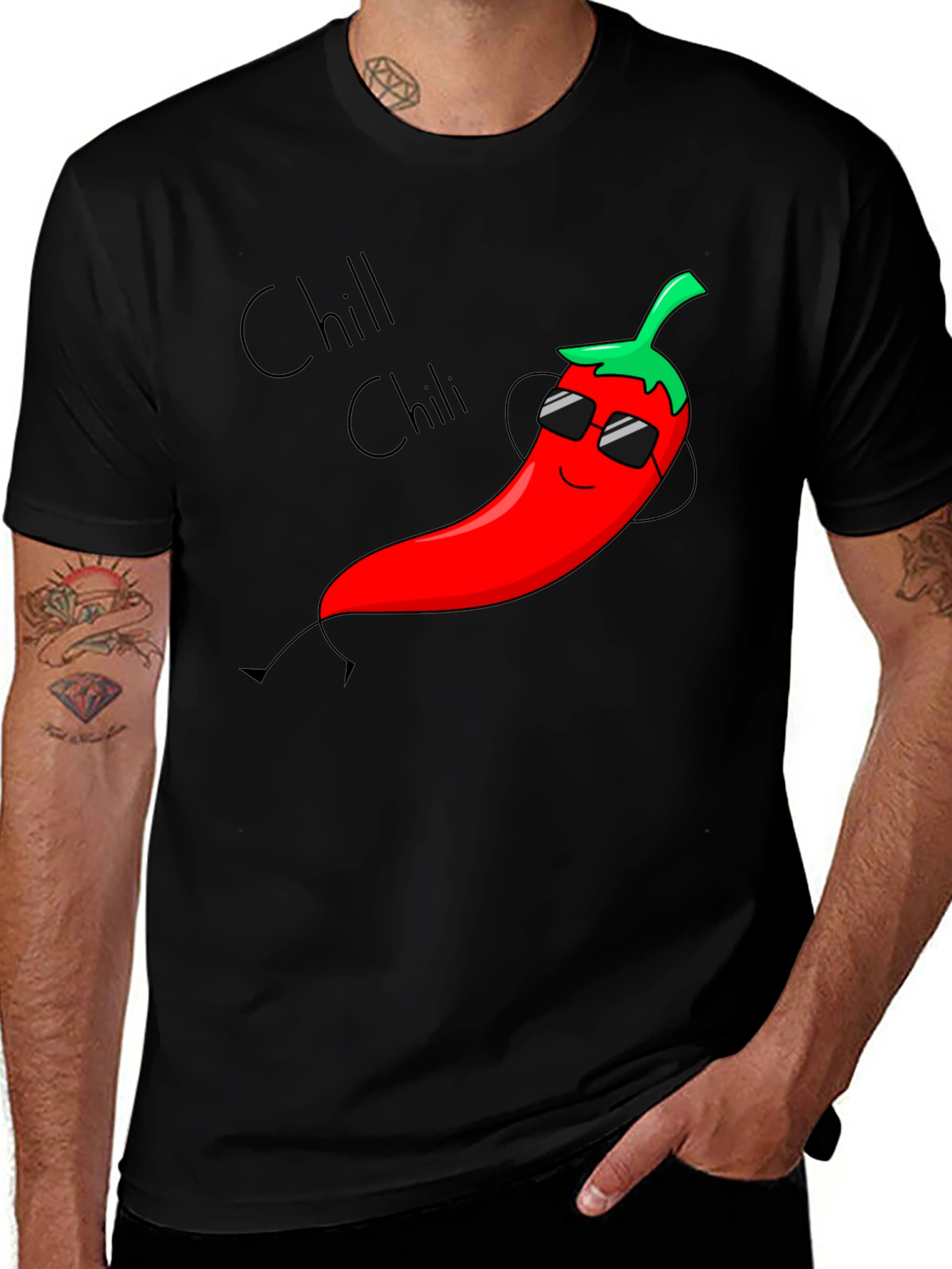 Chill Chili Graphic T-Shirt - Unisex Cotton Tee