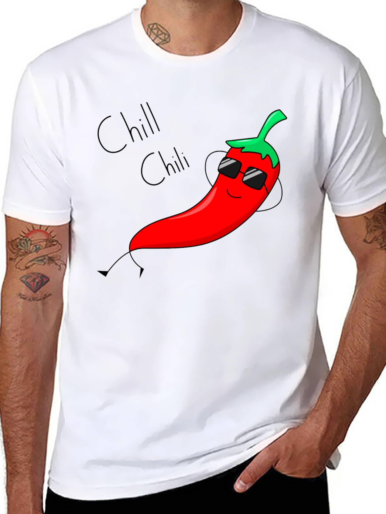 Chill Chili Graphic T-Shirt - Unisex Cotton Tee