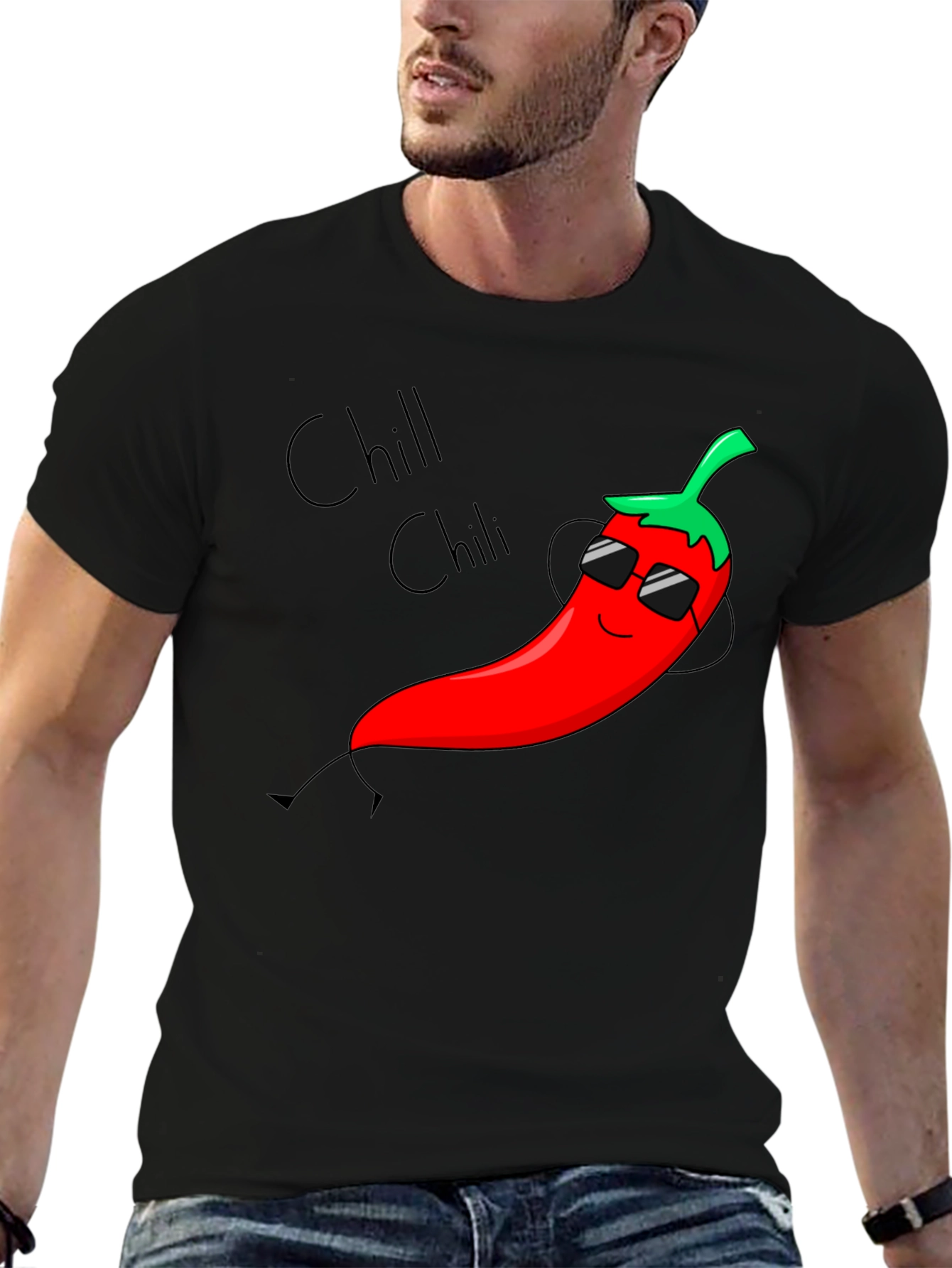 Chill Chili Graphic T-Shirt - Unisex Cotton Tee