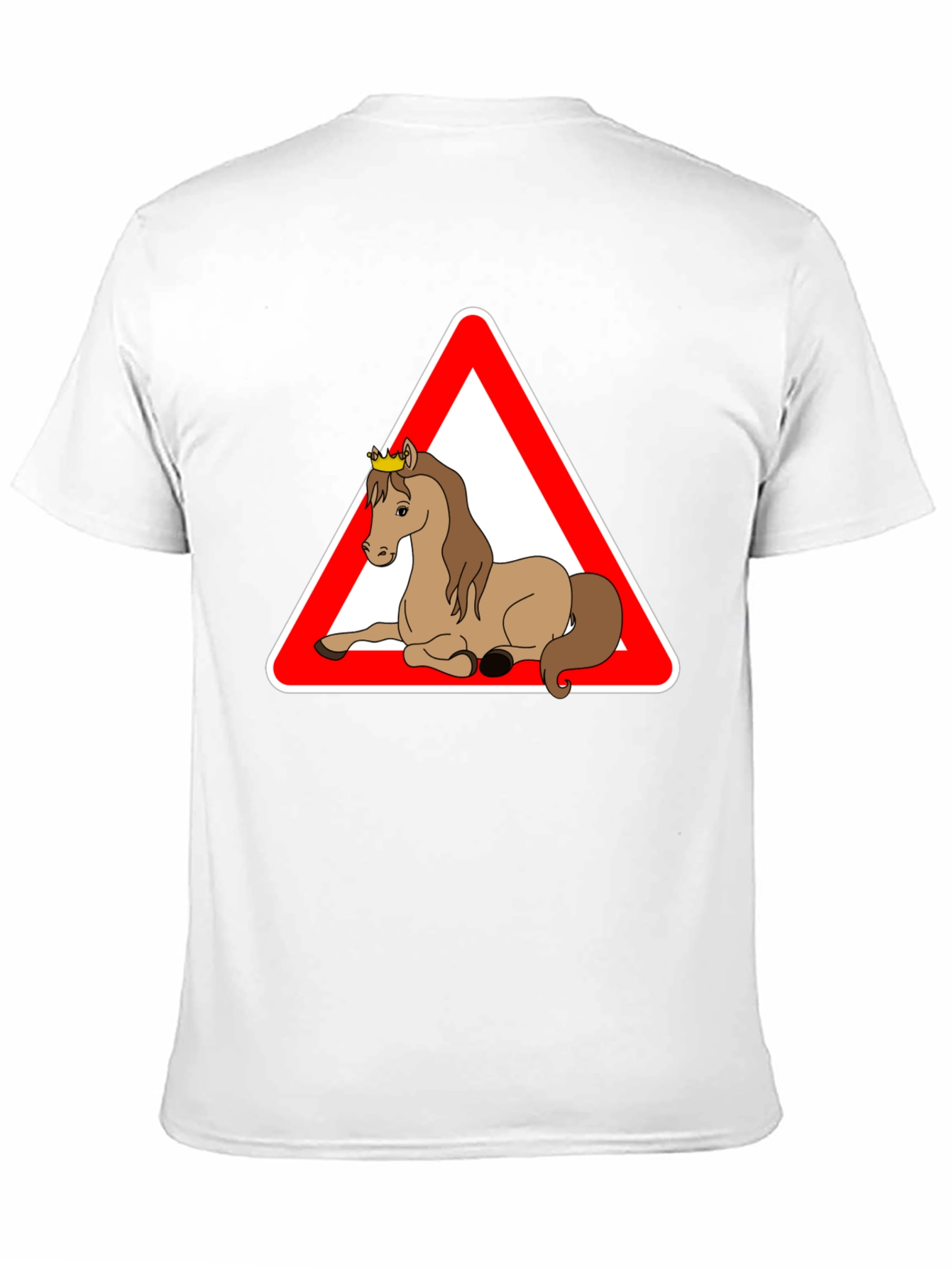 Novelty Horse Crossing T-Shirt