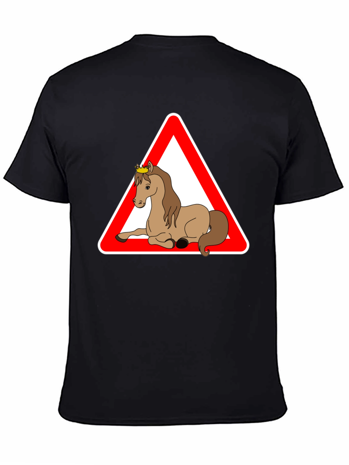 Novelty Horse Crossing T-Shirt