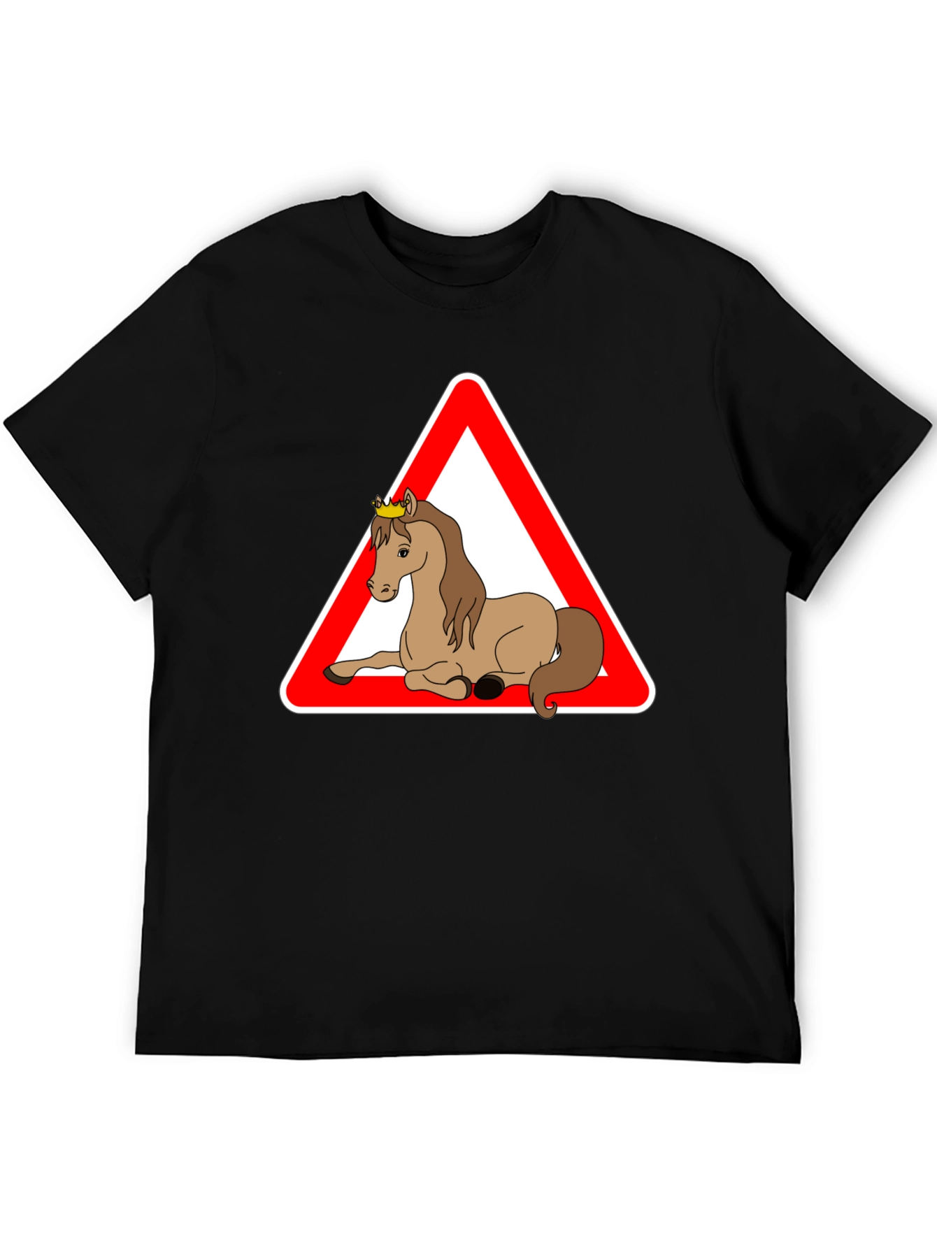 Novelty Horse Crossing T-Shirt