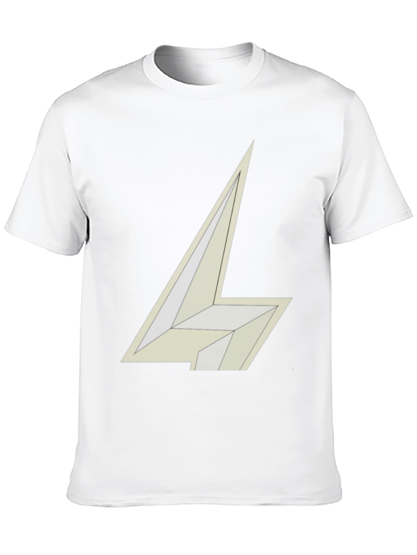 Abstract Arrow Graphic Black T-Shirt