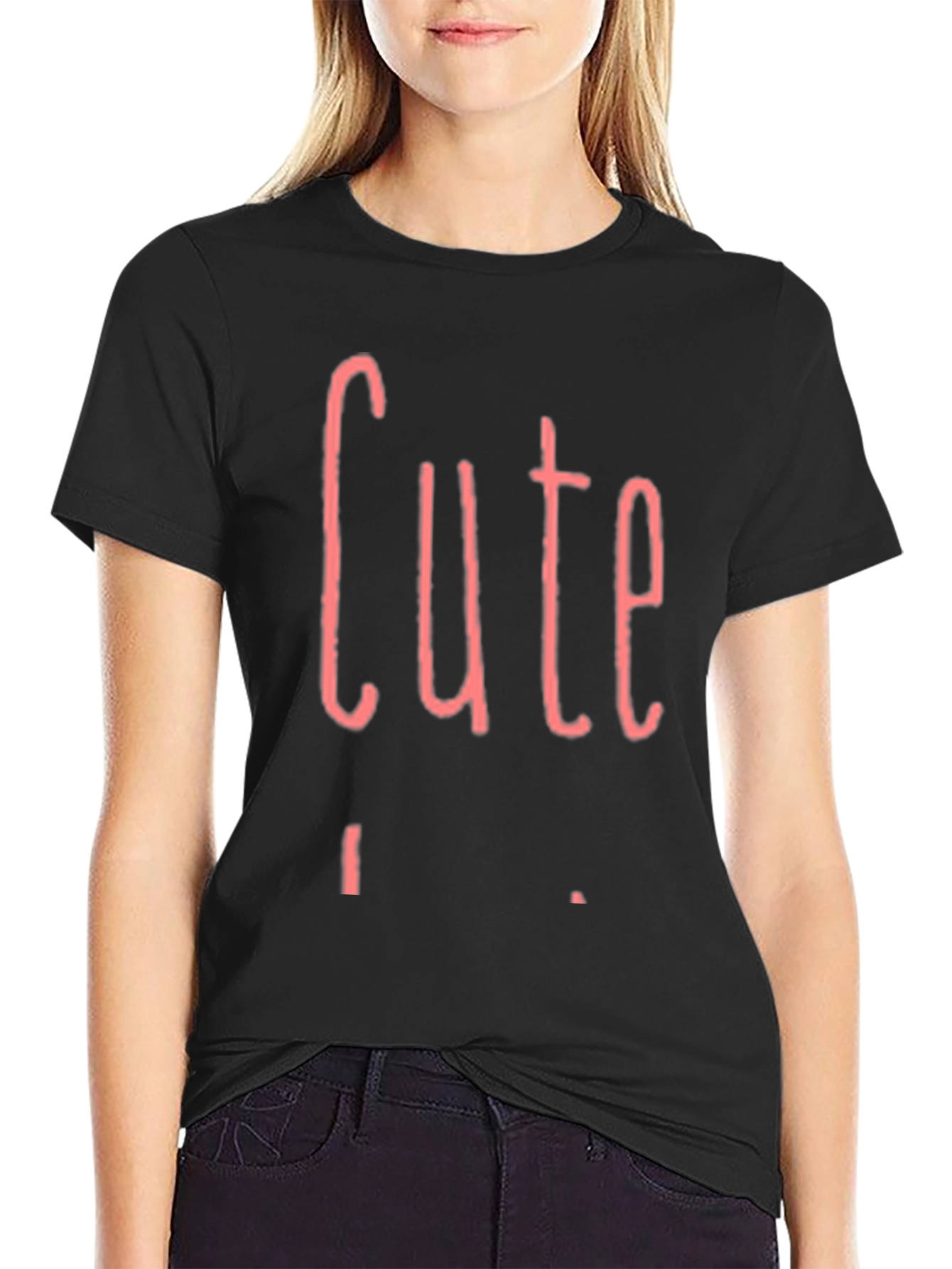 Cute Graphic Tee - Black Unisex T-Shirt
