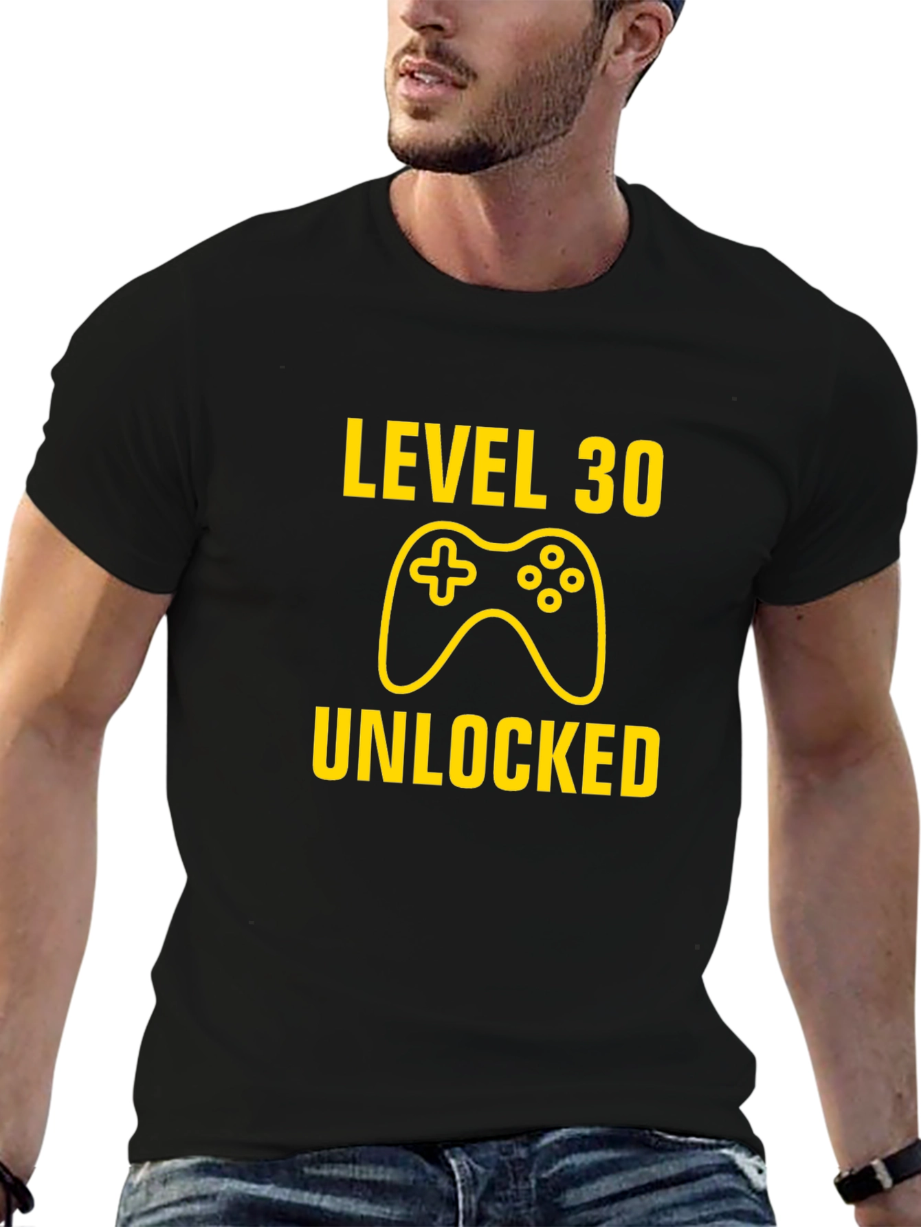 Level 30 Unlocked Graphic Tee - Gamer Birthday Shirt