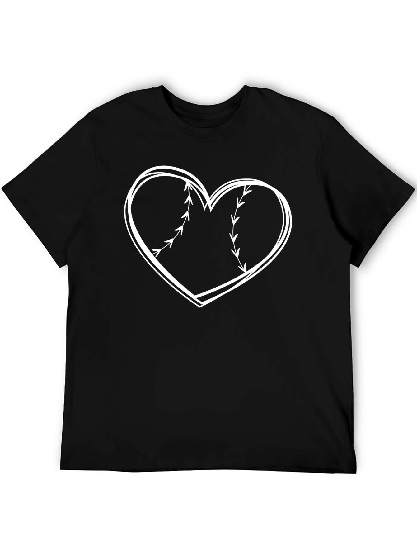 Baseball Heart Graphic Tee