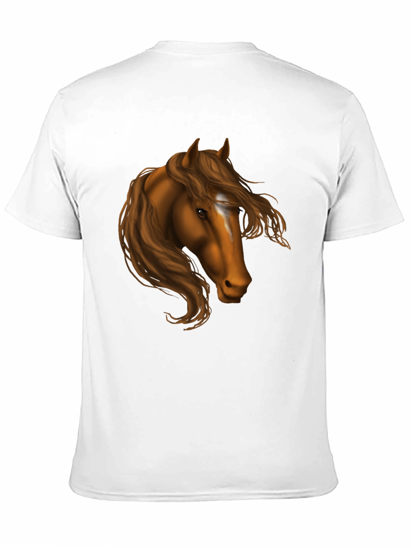 Horse Head Graphic Tee - Black T-Shirt