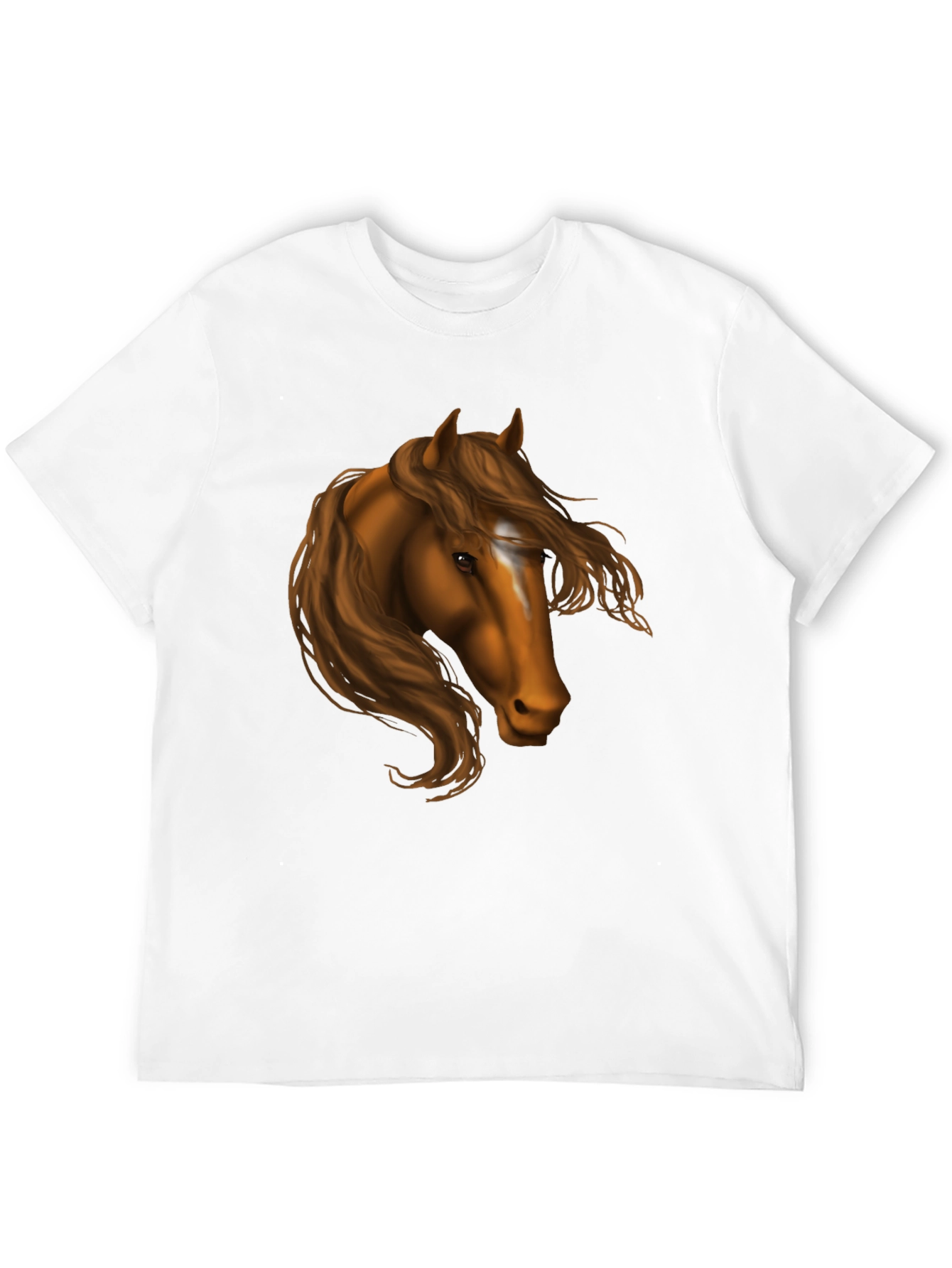 Horse Head Graphic Tee - Black T-Shirt