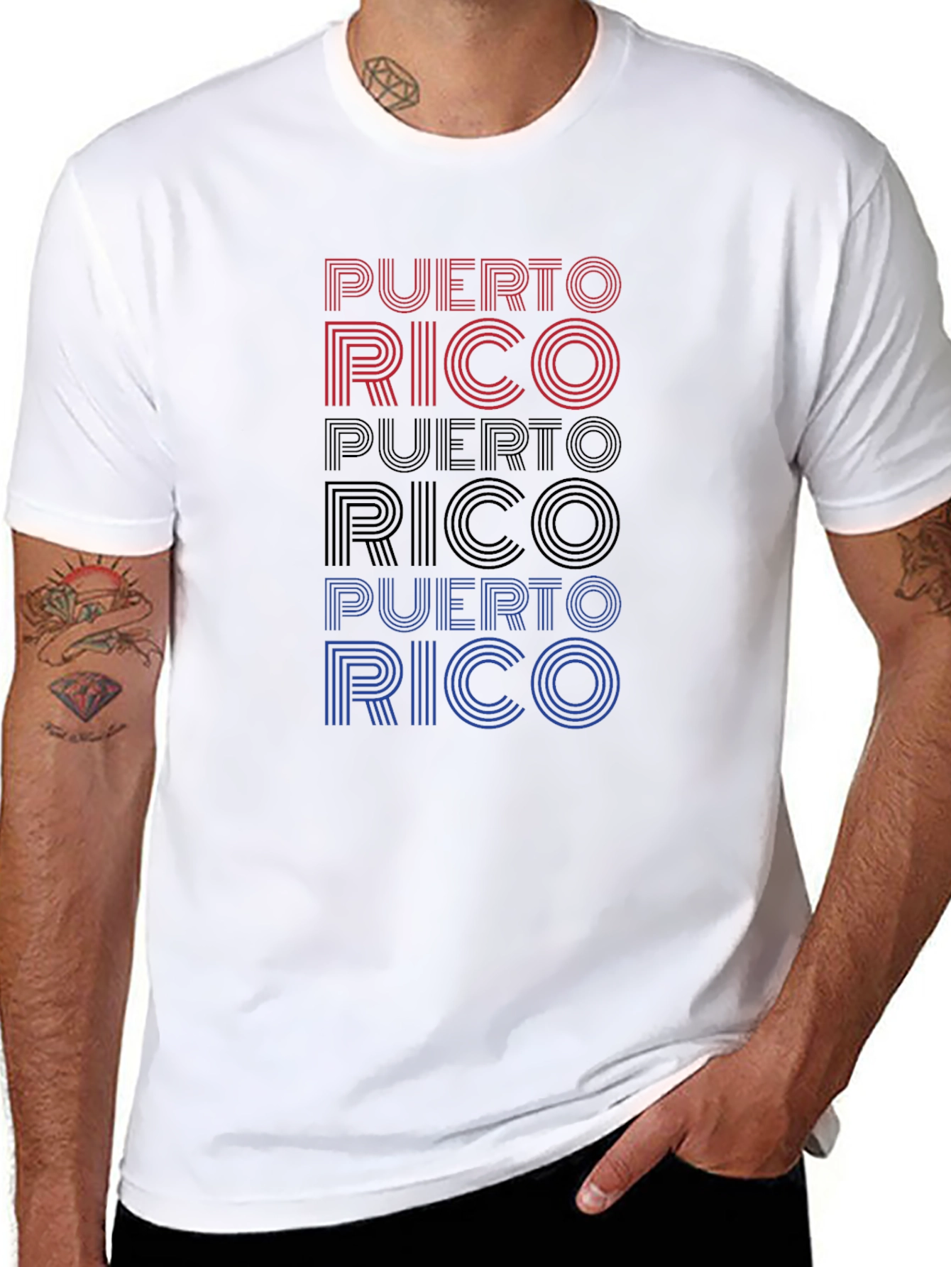 Puerto Rico Retro Graphic Tee
